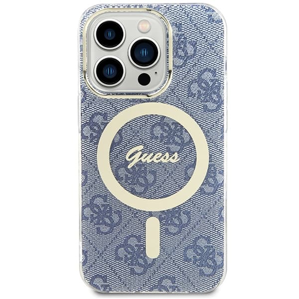 Guess IML 4G MagSafe etui za iPhone 15 Pro - modra 3
