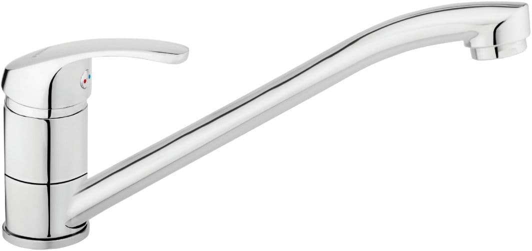 Ferro BASIC BBC4 kuhinjska pipa z eno ročico, 150mm izliv, krom