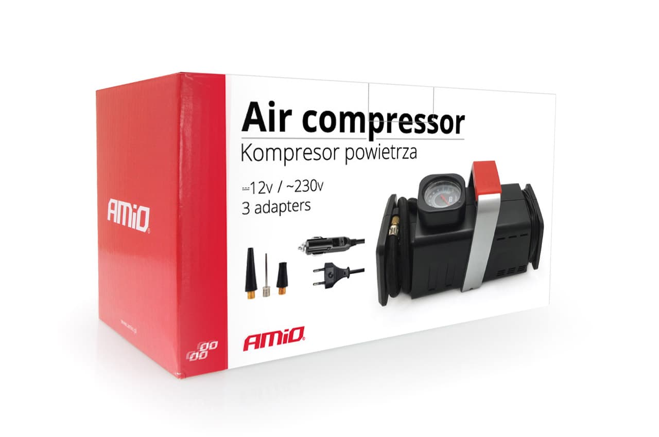 AMiO Kompresor za avto 12V/230V acomp-02 3