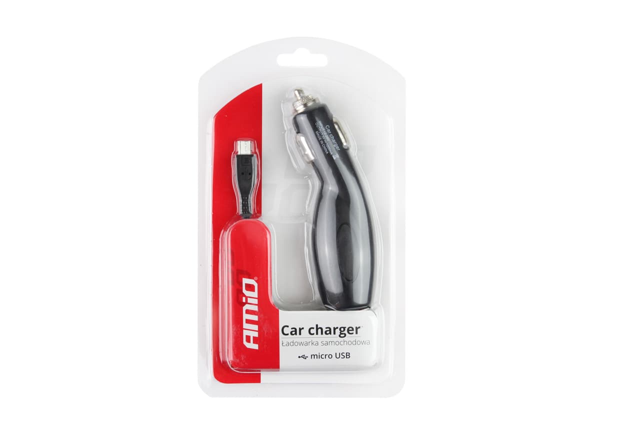 Avtomobilski polnilnik AMiO PCH-06, Micro USB, 1A 2