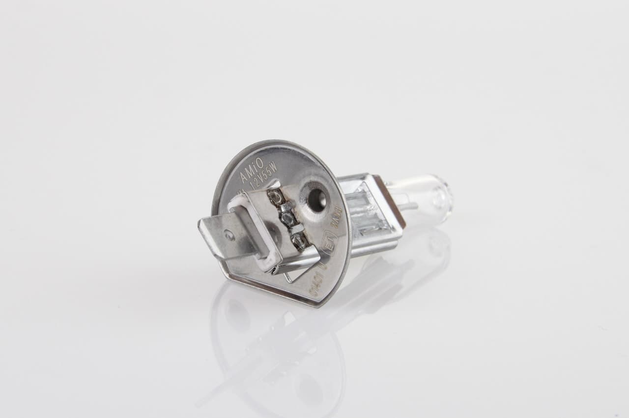Avtomobilske halogen žarnice AMiO H1 LumiTec Silver +100% (E1) duo 2