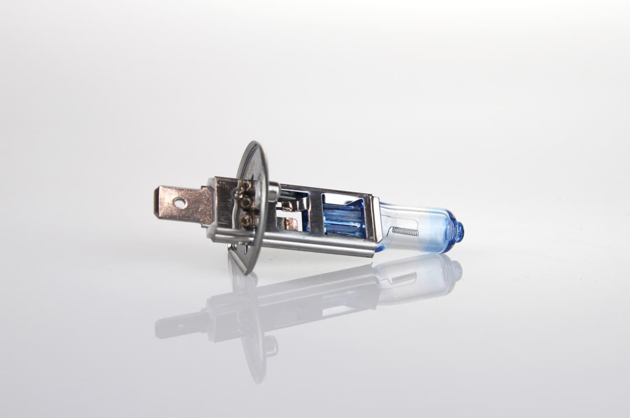 Avtomobilske halogen žarnice AMiO H1 LumiTec Limited +130% (E1) duo 3