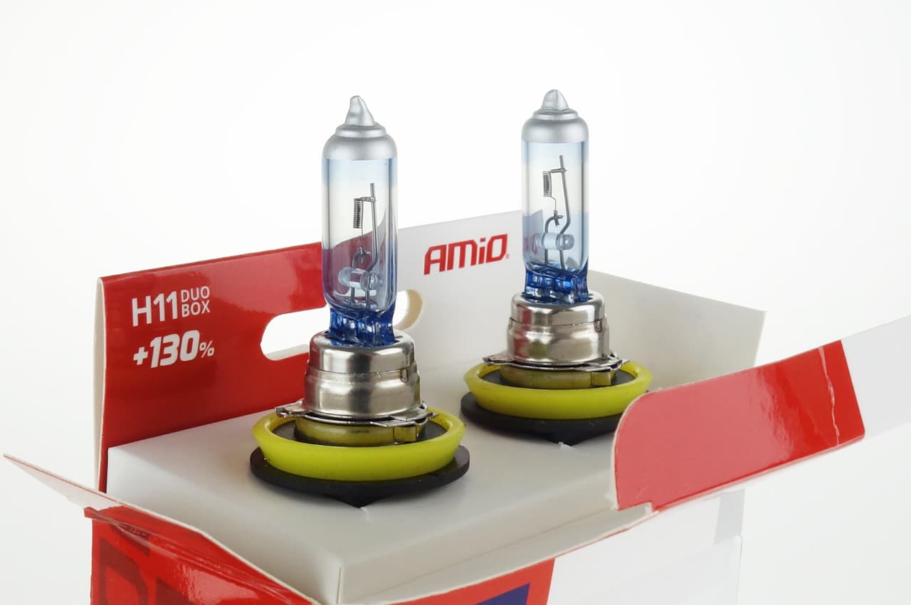 AMiO Halogenske žarnice H11 12V 55W LumiTec Limited +130% 3