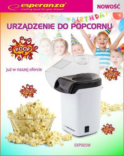 Esperanza EKP005W aparat za kokice Poof 4
