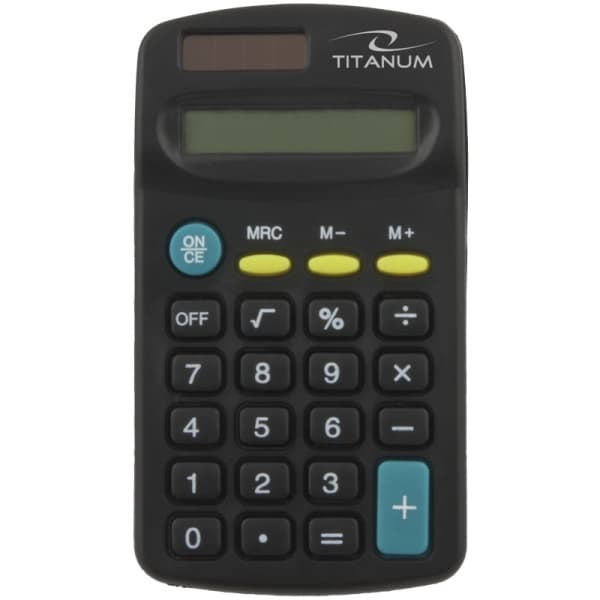 Titanum Kalkulator TCL101 žepni, 8-mestni