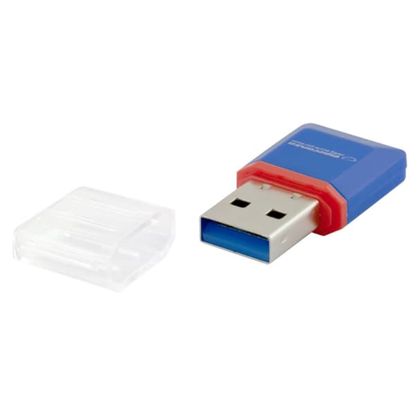 Esperanza Micro SD USB čitalnik kartic, moder (EA134B) 2