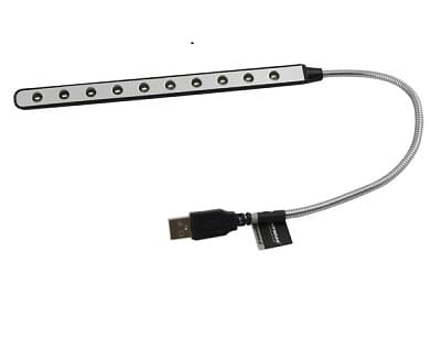 Esperanza EA148 LED svetilka za prenosnik USB, 10 LED