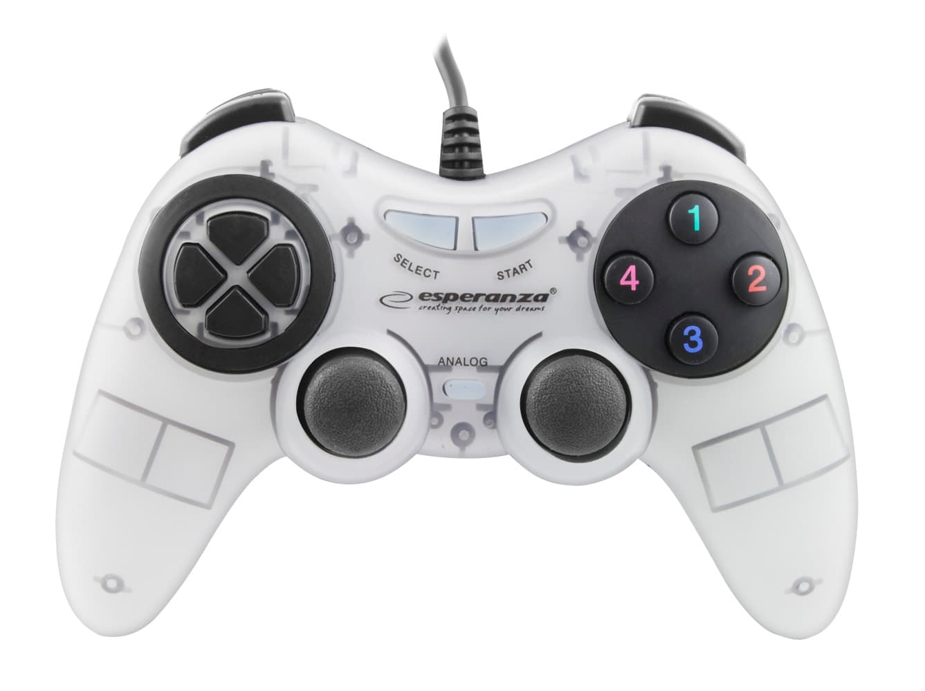 Esperanza EGG105W Fighter gamepad za PC (bel) 2