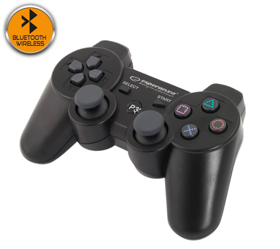 Esperanza EGG109K Marine brezžični Bluetooth gamepad PS3 (črn)