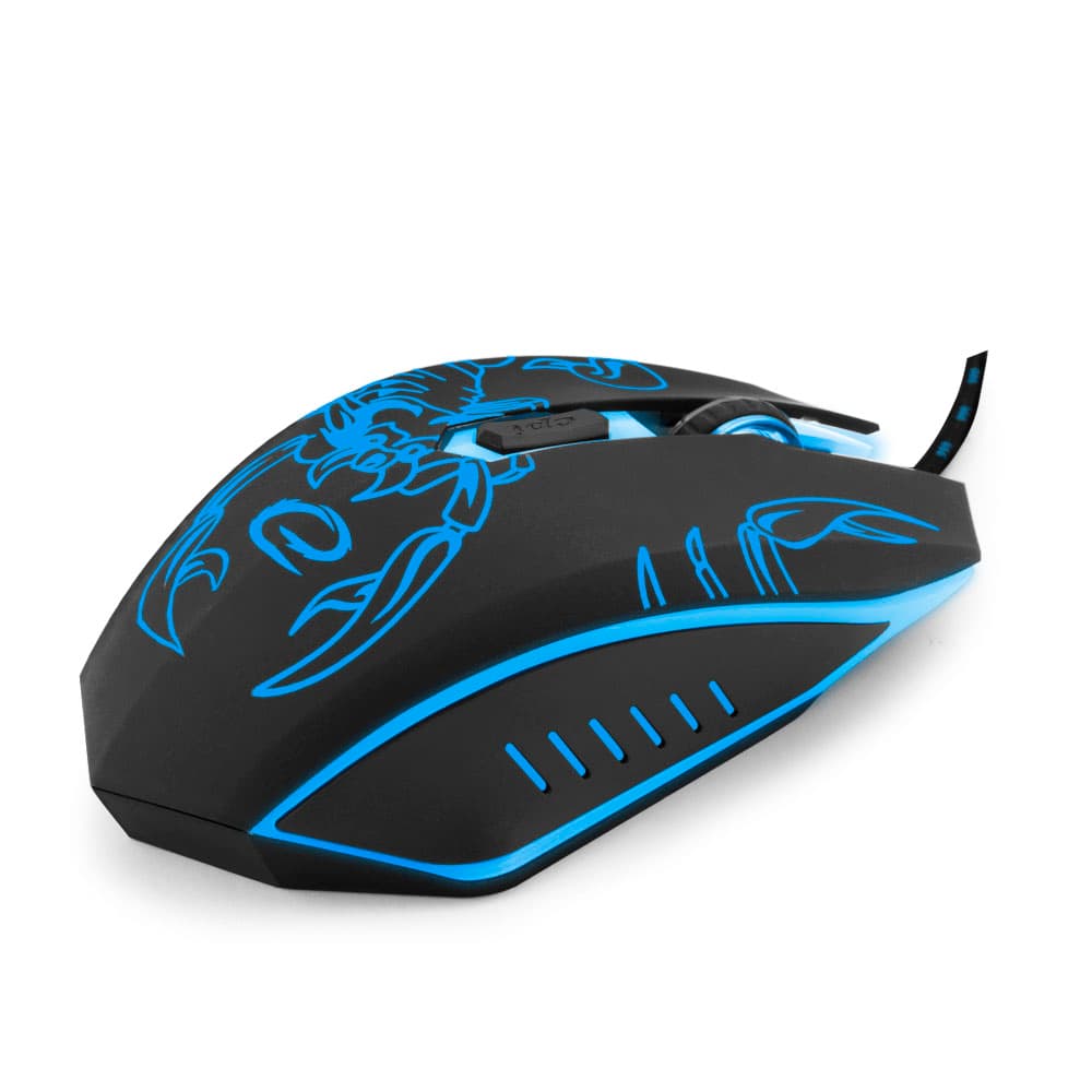 Esperanza EGM203B gamerska miška Scorpio, modra, USB 3