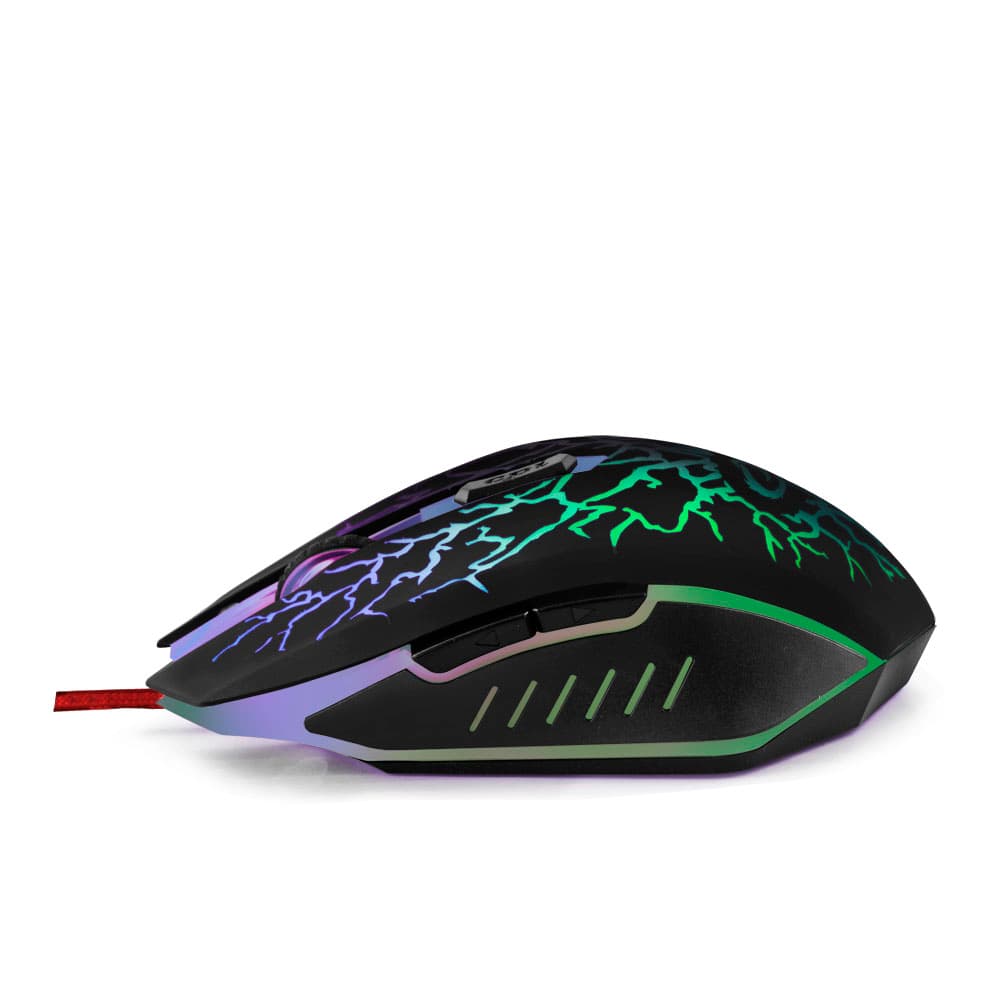 Esperanza EGM211R gamerska miška Lightning, večbarvna, USB 2