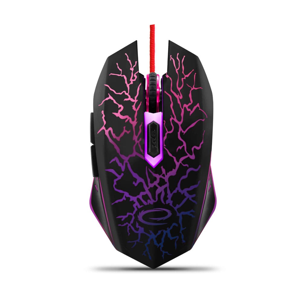 Esperanza EGM211R gamerska miška Lightning, večbarvna, USB