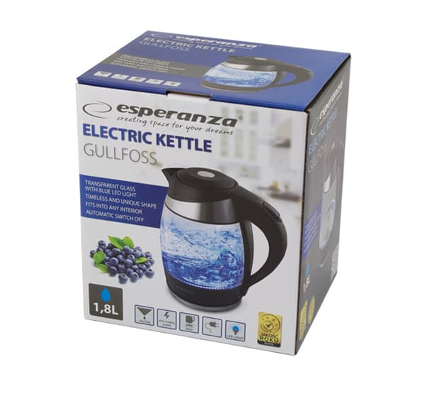 Esperanza EKK009 Stekleni kotliček Gullfoss 1.8 L 3