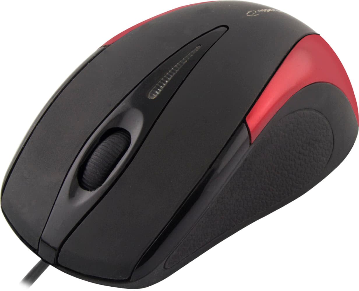 Esperanza EM102R žična miška Sirius, rdeča, USB