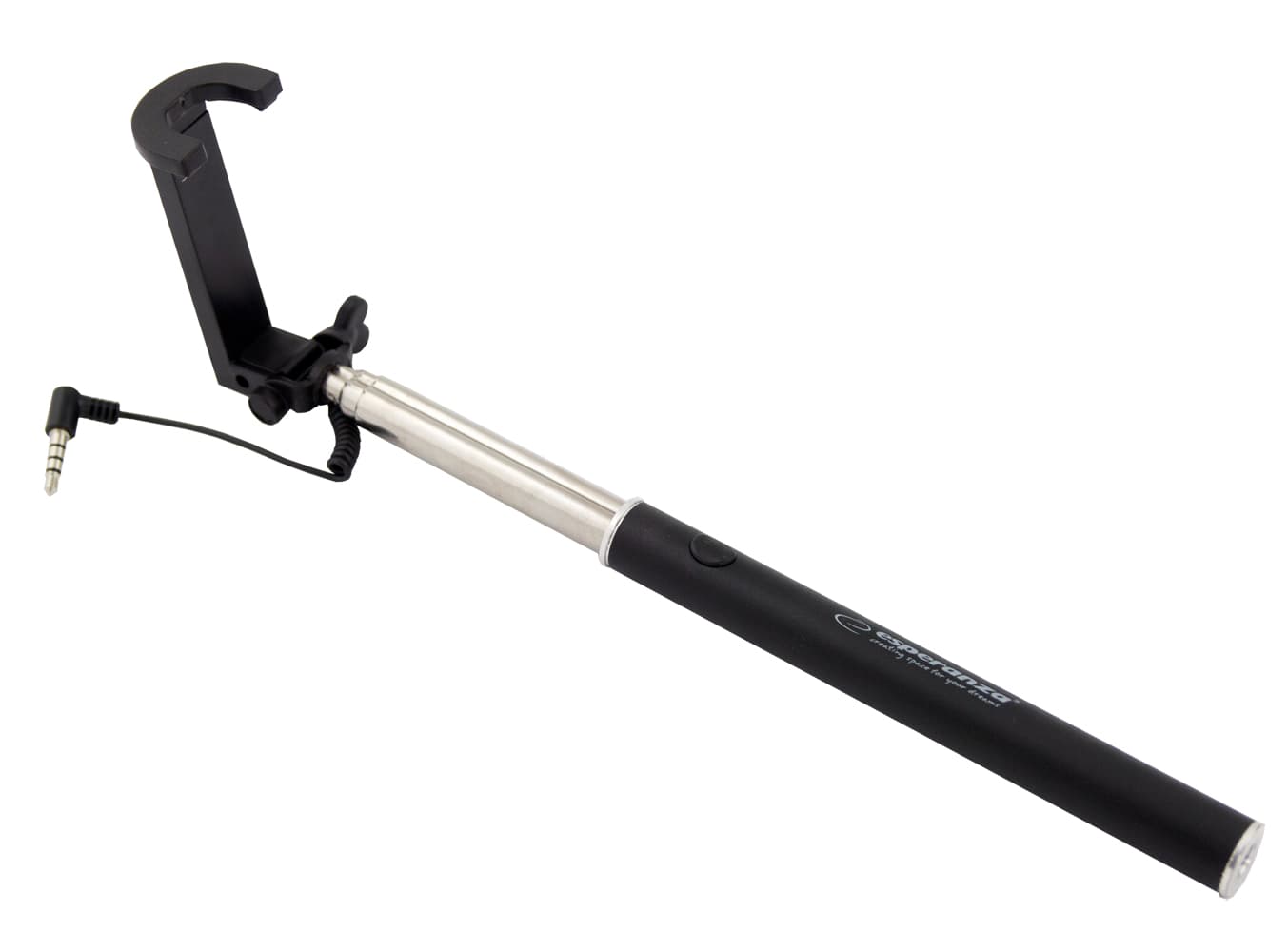 Esperanza EMM119K žični selfie monopod, črn