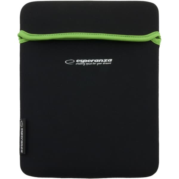 Esperanza ET172G neoprensko etui za 9,7" tablico, črno-zeleno