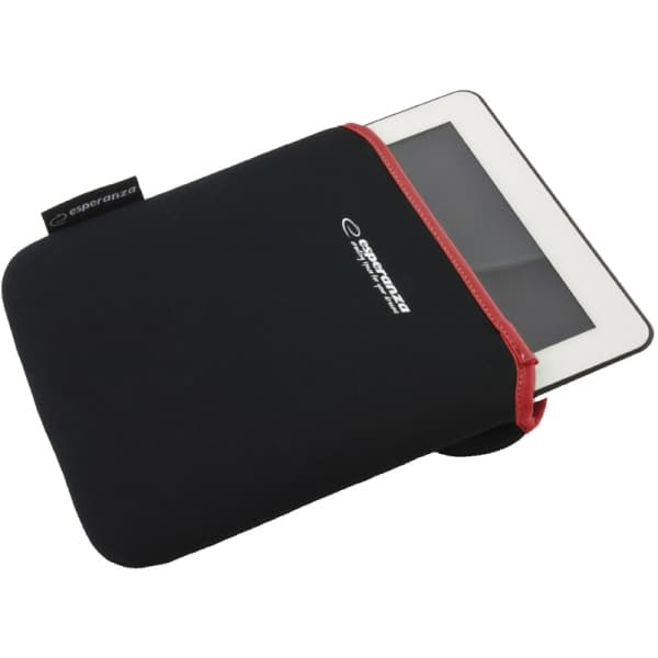 Esperanza ET172R neoprensko etui za 9,7" tablico, črno-rdeče 2