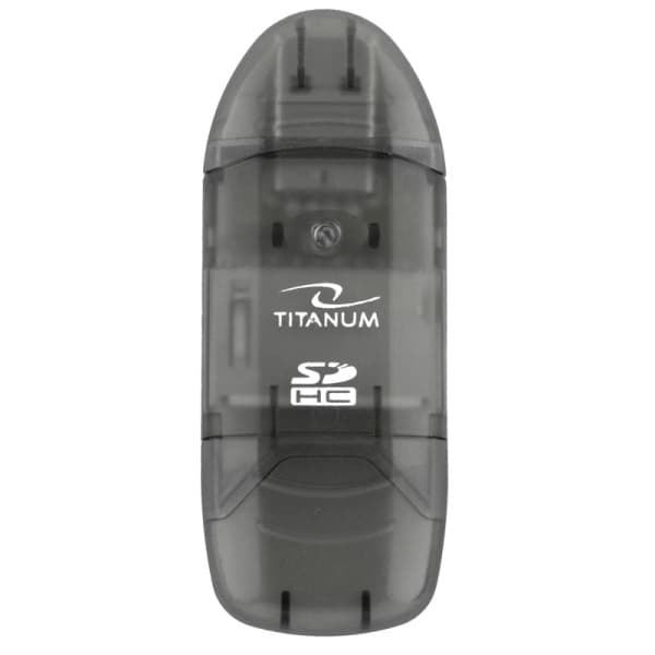 Titanum SDHC čitalnik kartic, črn (TA101K) 2