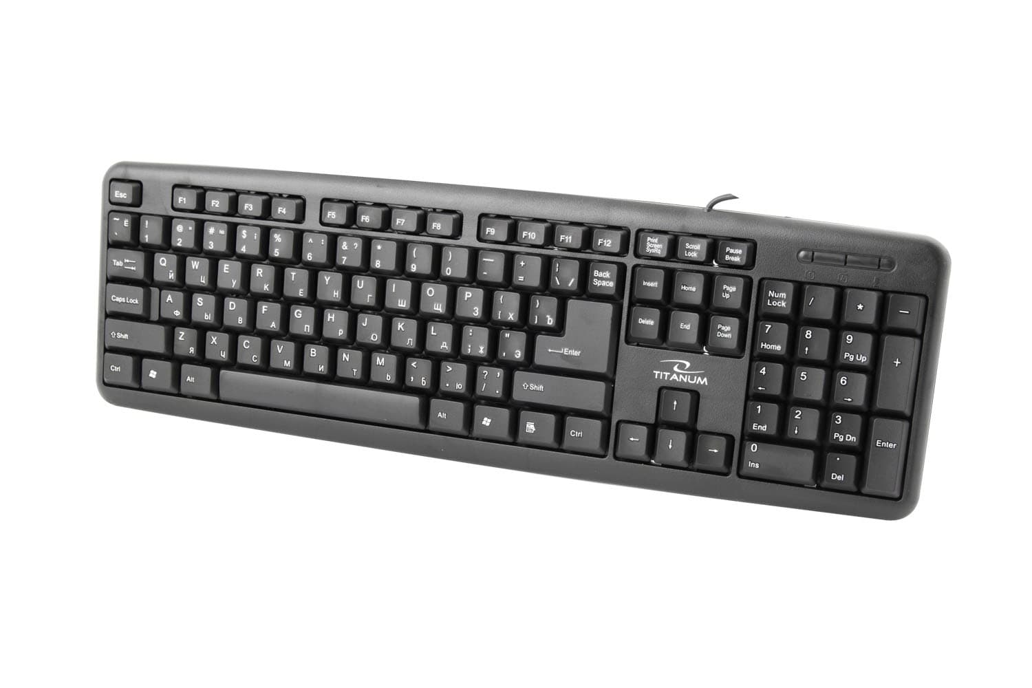 Titanum TKR101 tipkovnica, žična, USB, ruska postavitev 2
