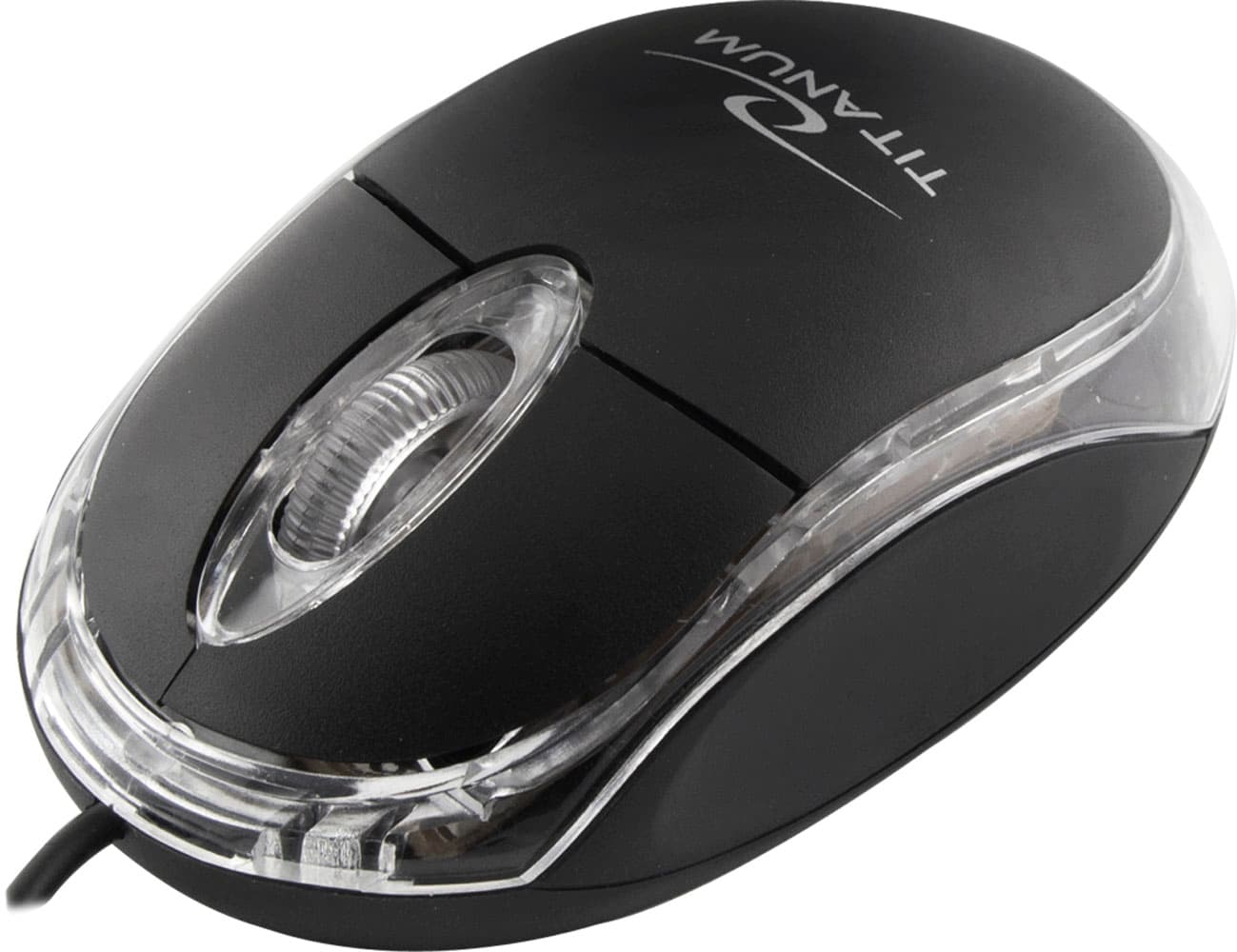 Titanum TM102K žična miška Raptor, črna, USB
