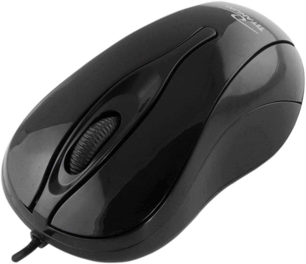 Titanum TM103K žična miška Hornet, črna, USB