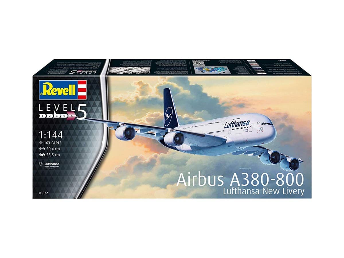 Plastični model letala REVELL Airbus A380-800 Lufthansa 2