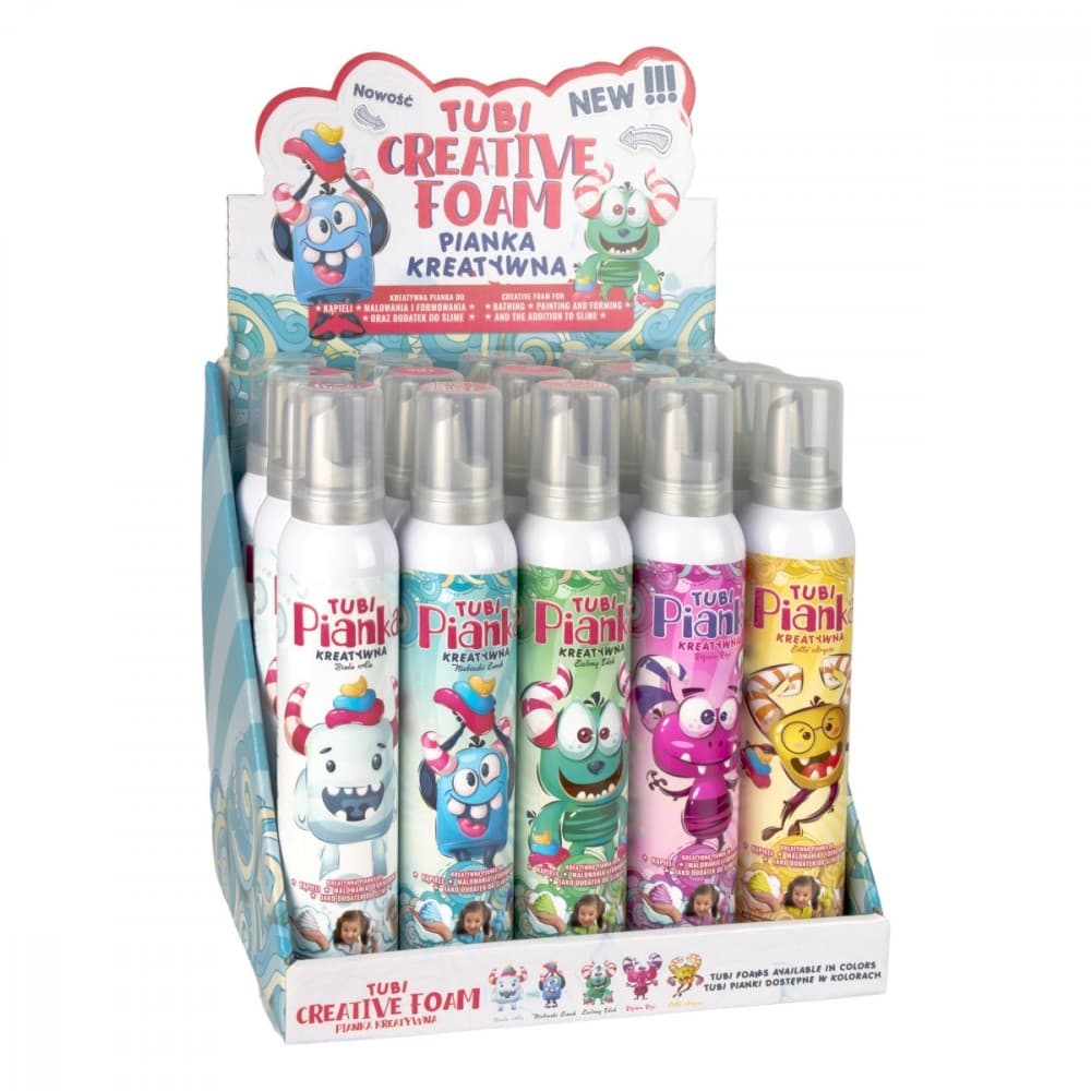 Pena za kopanje TUBAN Mix - 15x 200ml v displayu 3