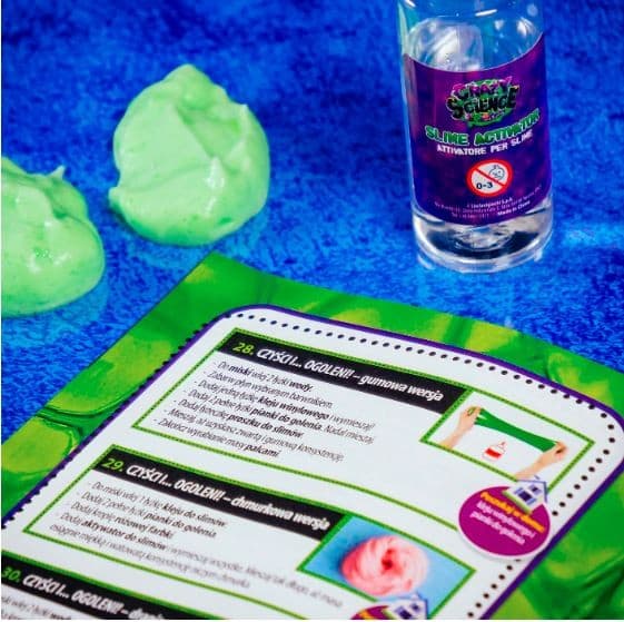 ZNANSTVENI KOMPLET LISCIANI Crazy Science Slime kameleon 5