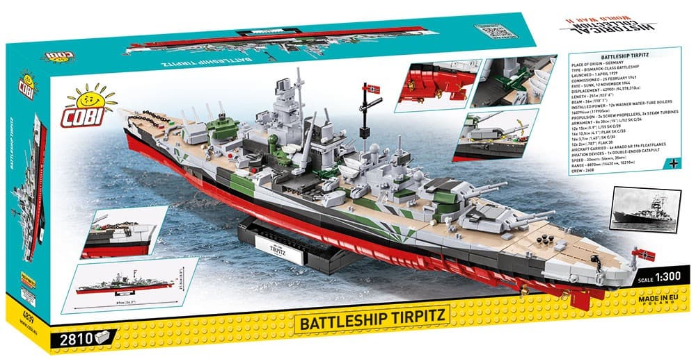 COBI Kocke Bojna ladja Tirpitz (2810 kosov) 3