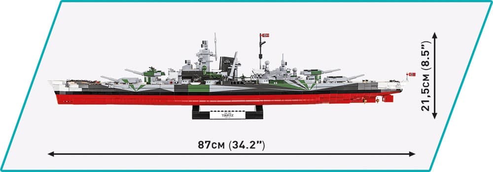 COBI Kocke Bojna ladja Tirpitz (2810 kosov) 8