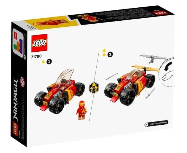 LEGO NINJAGO 71780 Kaijev ninja dirkalnik EVO 2