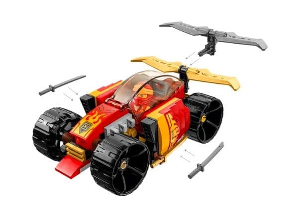 LEGO NINJAGO 71780 Kaijev ninja dirkalnik EVO 3