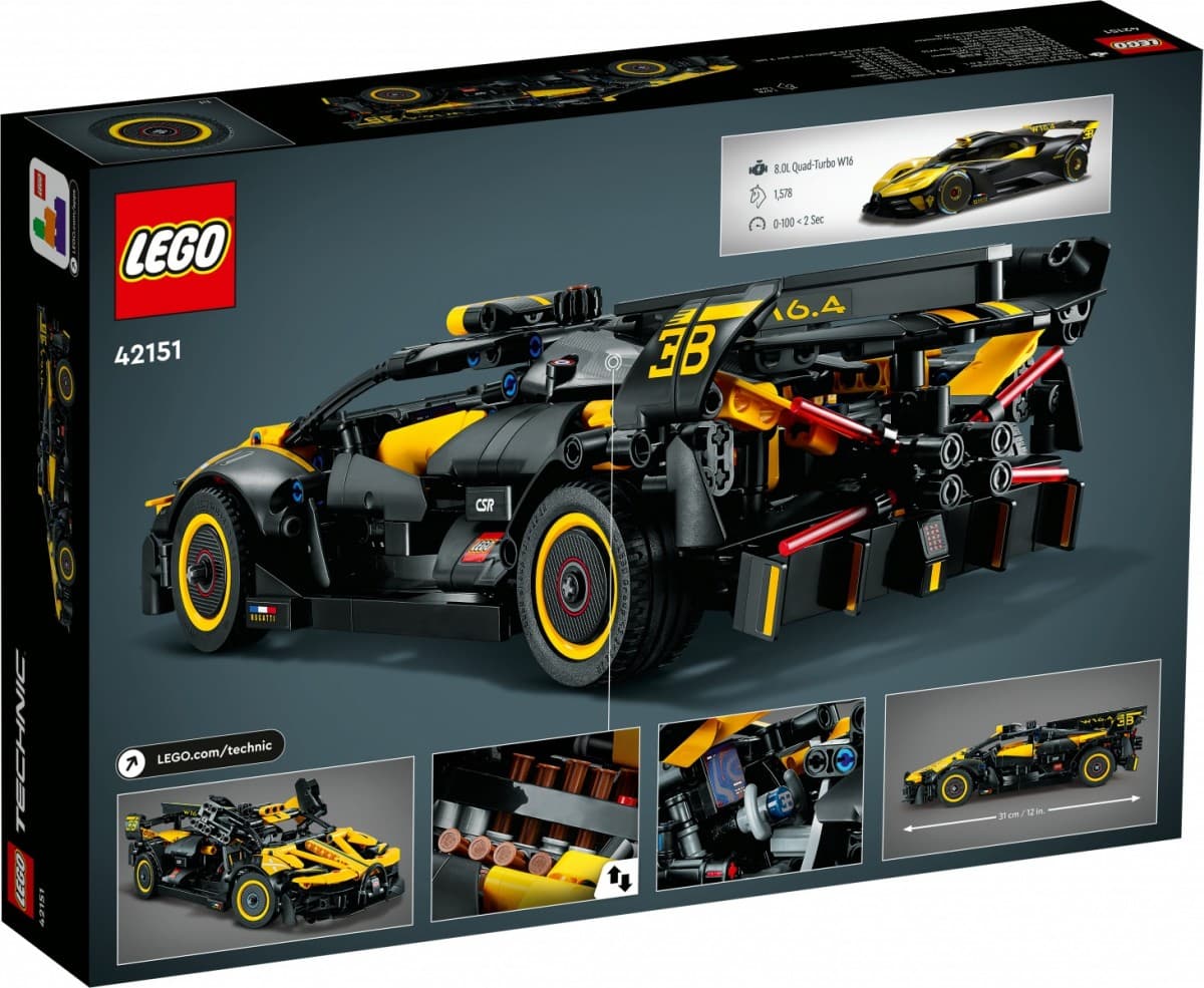 LEGO® Technic™ superavto Bugatti bolid 42151 3