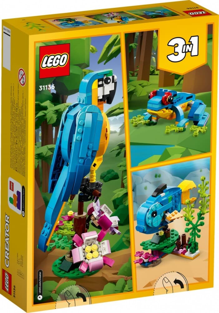 LEGO Creator 3v1 31136 Eksotična papiga 3