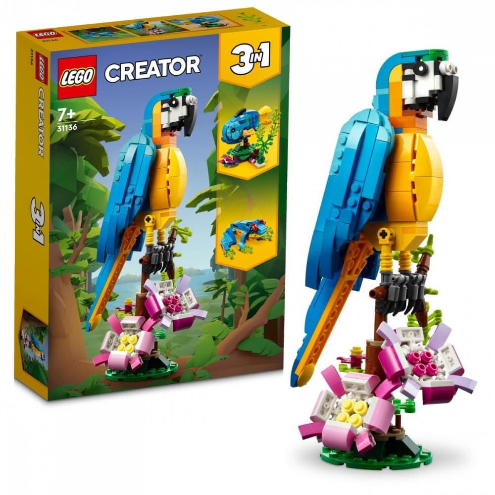 LEGO Creator 3v1 31136 Eksotična papiga 4