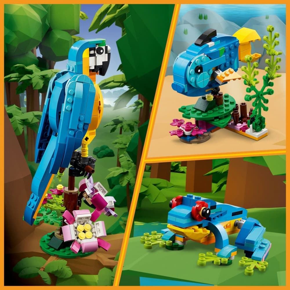 LEGO Creator 3v1 31136 Eksotična papiga 7