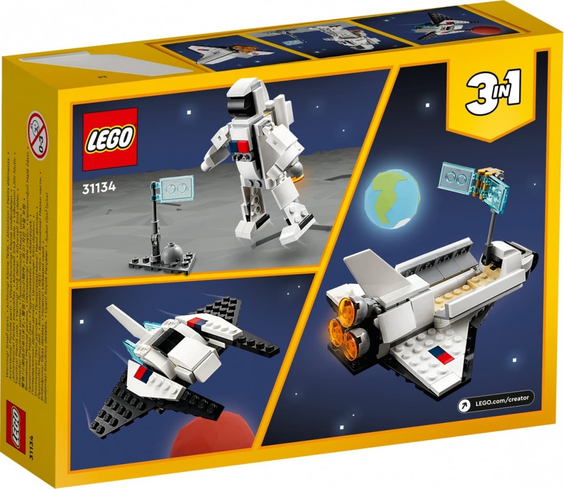 LEGO Creator 3v1 31134 Vesoljski raketoplan 3