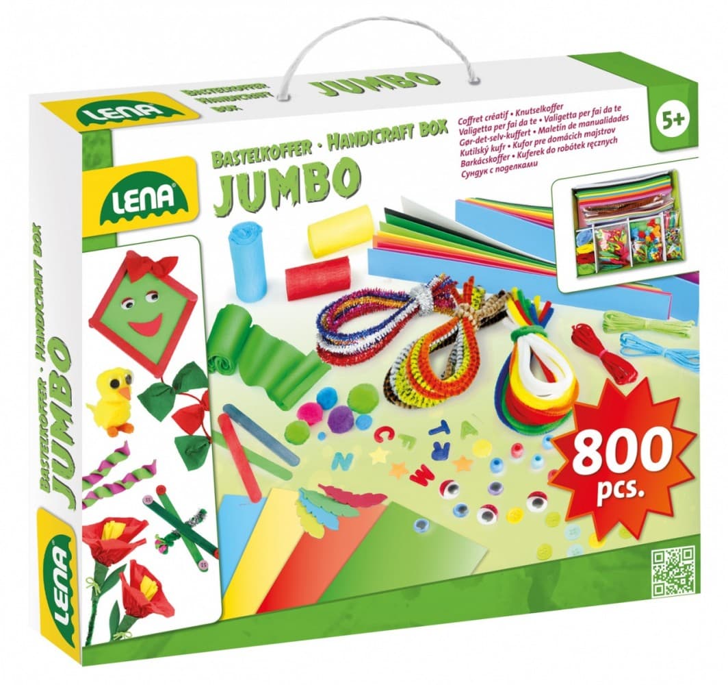 LENA Ustvarjalni set Jumbo, Zelena škatla 5