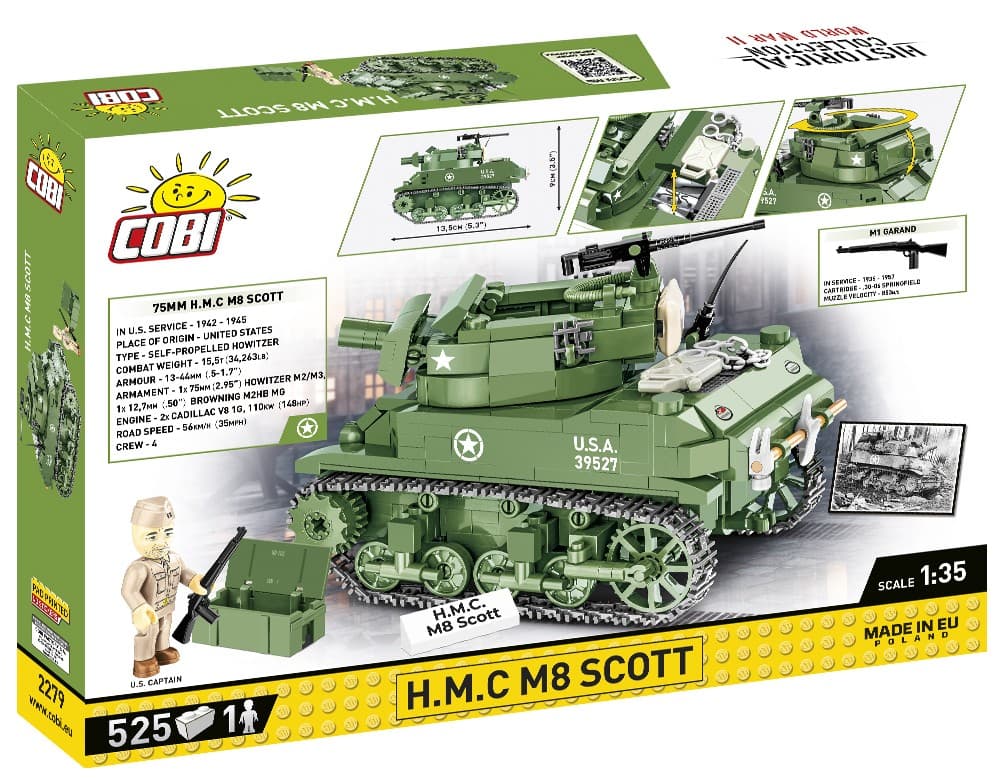 COBI KLOCKI H.M.C. M8 Scott (1:35) 3