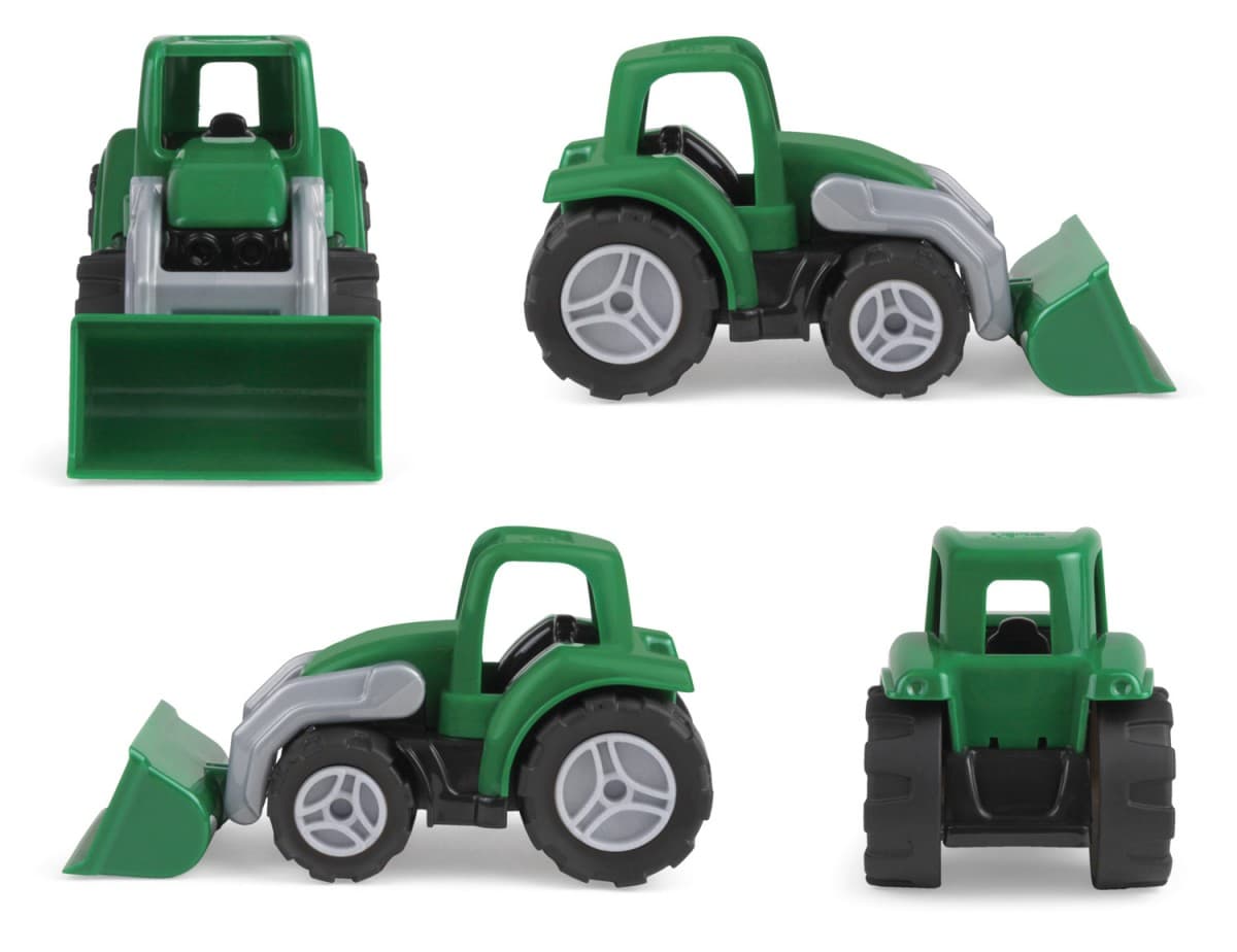 LENA Traktor z žlico Workies Box 3