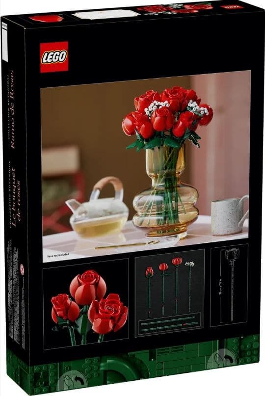 LEGO Botanicals 10328 Buket vrtnic - cvetoče gradnje 5