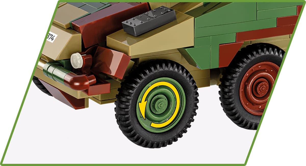 COBI Kocke 2287 Sd.Kfz. 234/2 Puma - oklepni avto 4