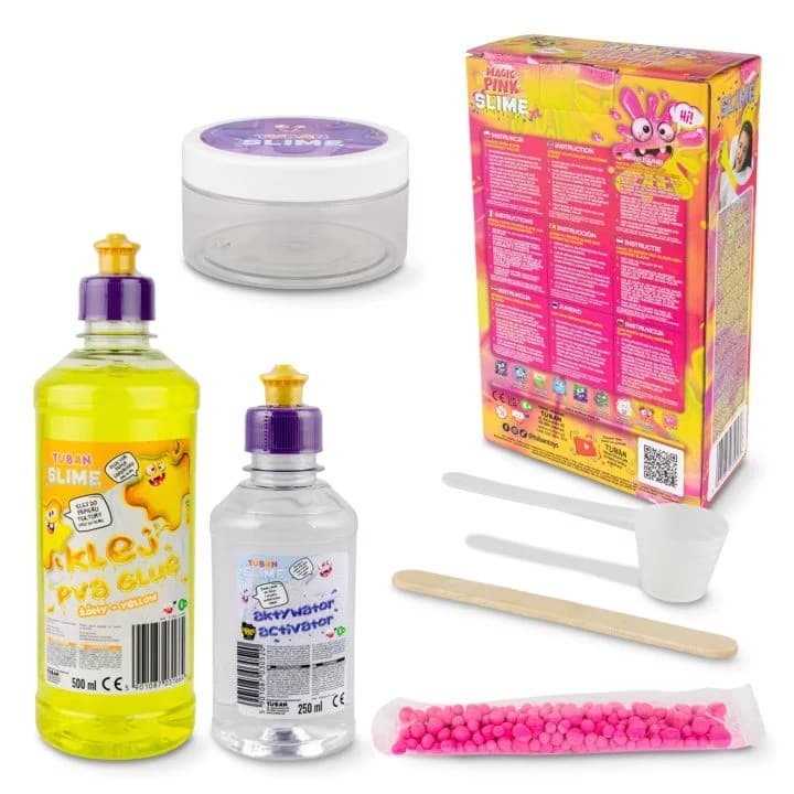 TUBAN Komplet Slime DIY Magic Pink XL 8