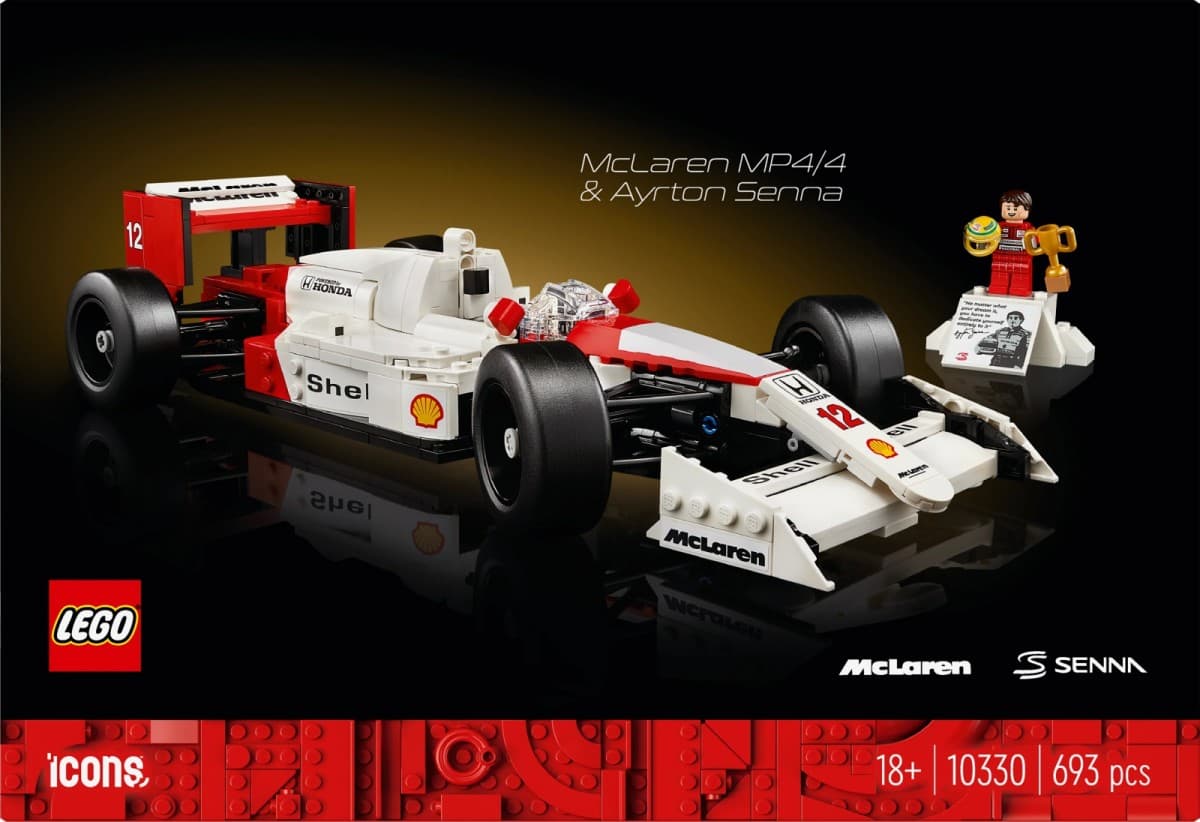LEGO Icons McLaren MP4/4 in Ayrton Senna 10330 2