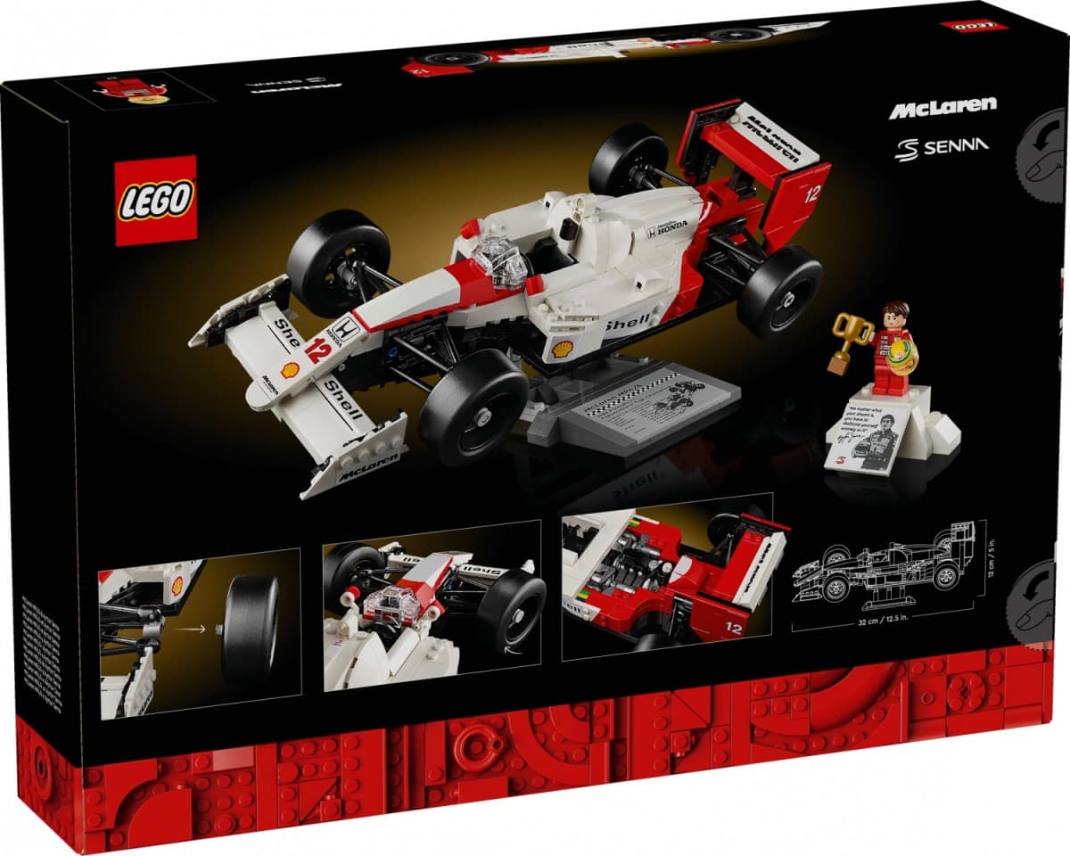 LEGO Icons McLaren MP4/4 in Ayrton Senna 10330 3