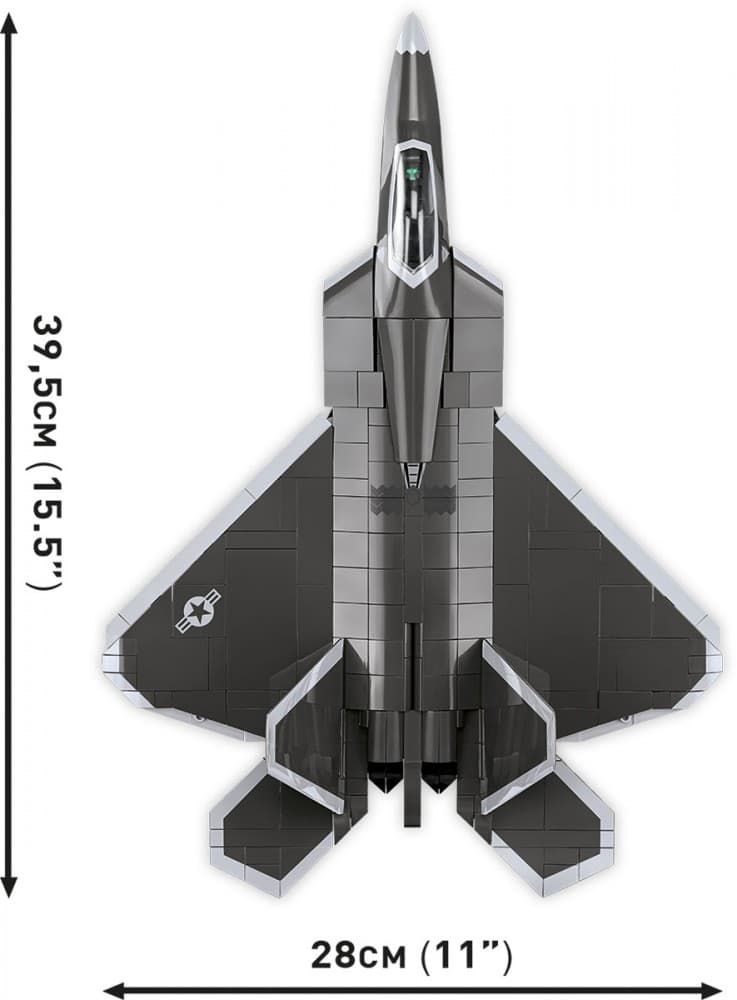 LEGO COBI Kocke Lockheed F-22 Raptor 1:48 4