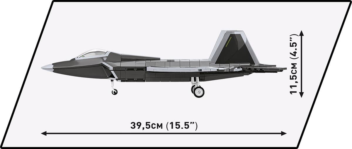 LEGO COBI Kocke Lockheed F-22 Raptor 1:48 5