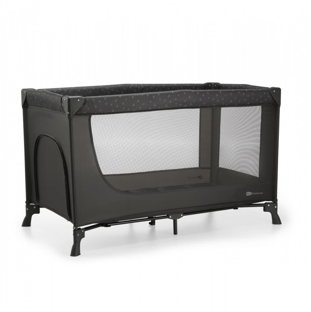 Otroško potovalno posteljico Kinderkraft Joy Light Grey 6