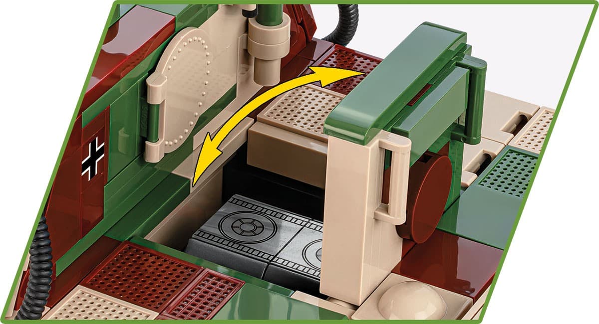 LEGO COBI Kocke 38 cm Sturmtiger 1:28 7