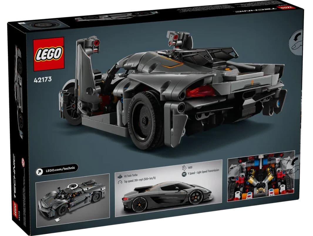 LEGO Technic 42173 Koenigsegg Jesko Absolut 1:8 7